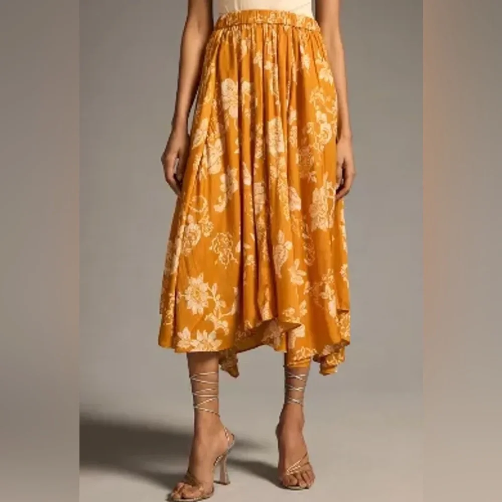 Anthropology A-Line Midi Skirt **Discontinued** - Picture 2 of 6